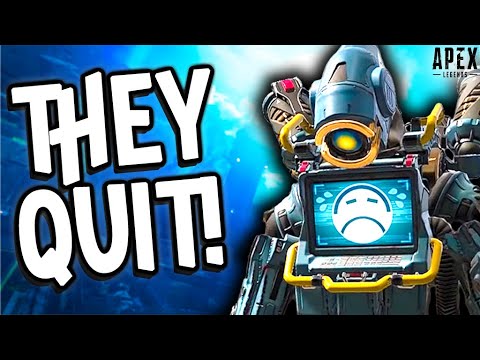 OUR TEAMMATE RAGE QUIT... (Apex Legends)