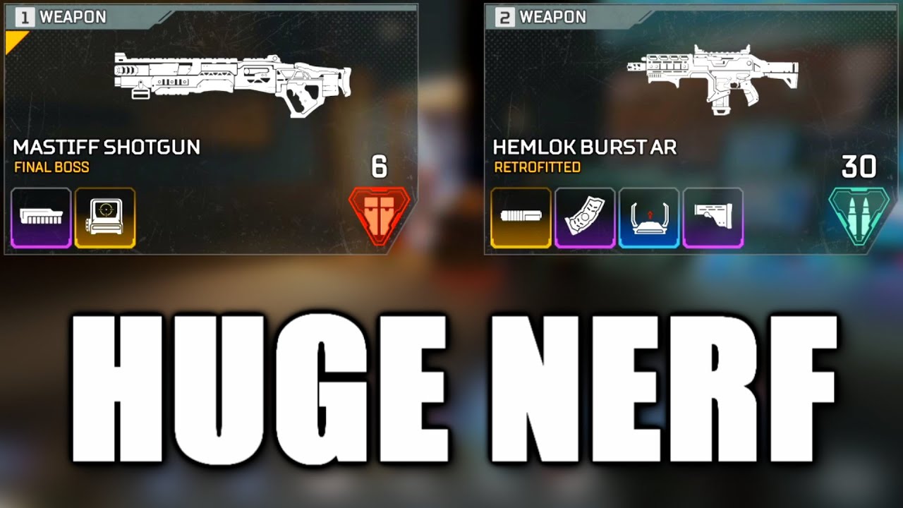 R.I.P. Mastiff & Hemlok you will be missed... in apex legends..