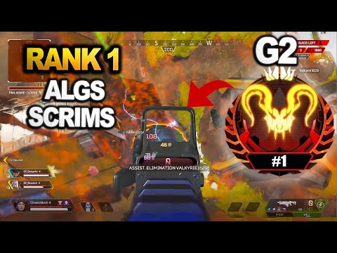 Rank 1 NEW  team dominated ALGS Scrims.. STREAMERS GAME