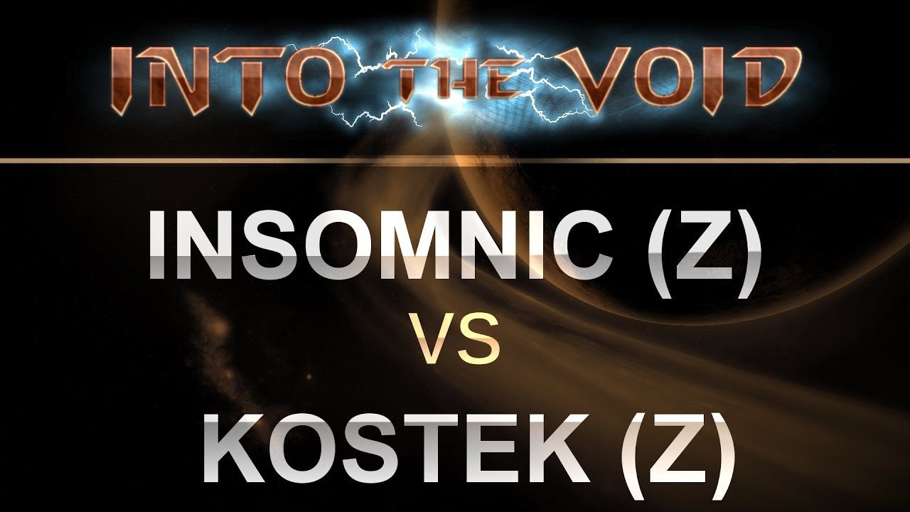 SC2 - Into the Void 2017 - Insomnic (Z) v Kostek (Z) on Abyssal Reef