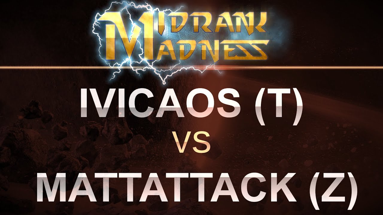SC2 - MidRank Madness 2017 - ivicaos (T) v Mattattack (Z) on Interloper LE