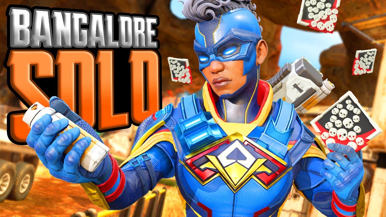 SOLO Bangalore 21 KILLS and 5,300 Damage Apex Legends Gameplay Season 17