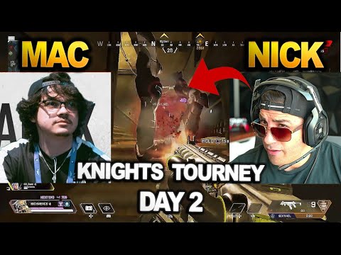 TSM Albralelie team vs Nickmercs in Knights tourney DAY 2 - FIRST GAME ( apex legends )