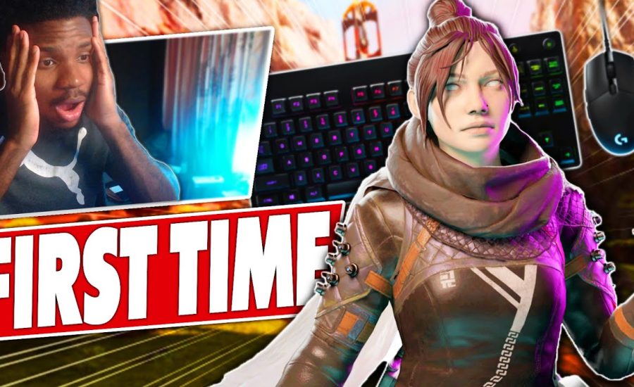 Apex Legends, except it's my FIRST TIME on mouse & keyboard...