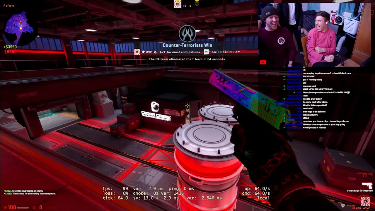 PRINTSTREAM SKINS LOOK INSANE ON THIS MAP!!