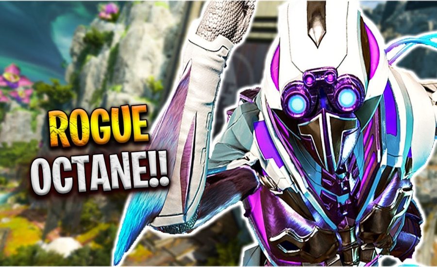 going ROGUE with OCTANE in Apex Legends!!
