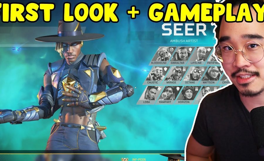 I got to play Season 10 Early! New Legend Seer, New Gun, World's Edge Map Changes GAMEPLAY!!