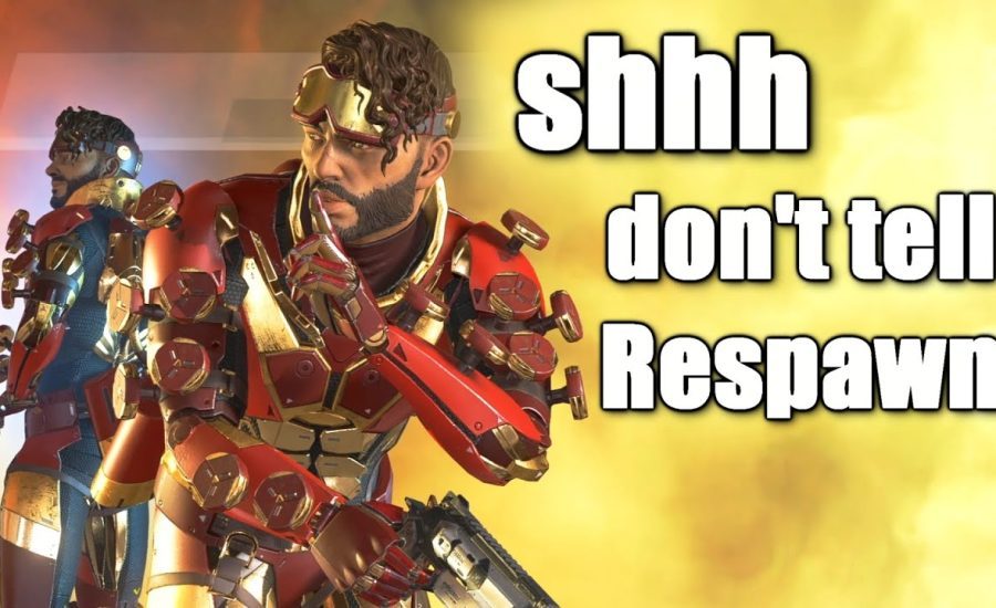 Using Mirage's SECRET BUFF in Apex Legends