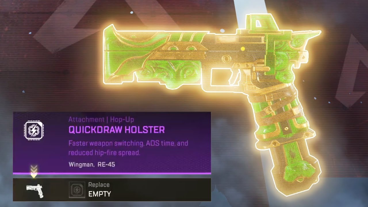 so this quickdraw hop-up makes this gun SUPA FAST in apex legends