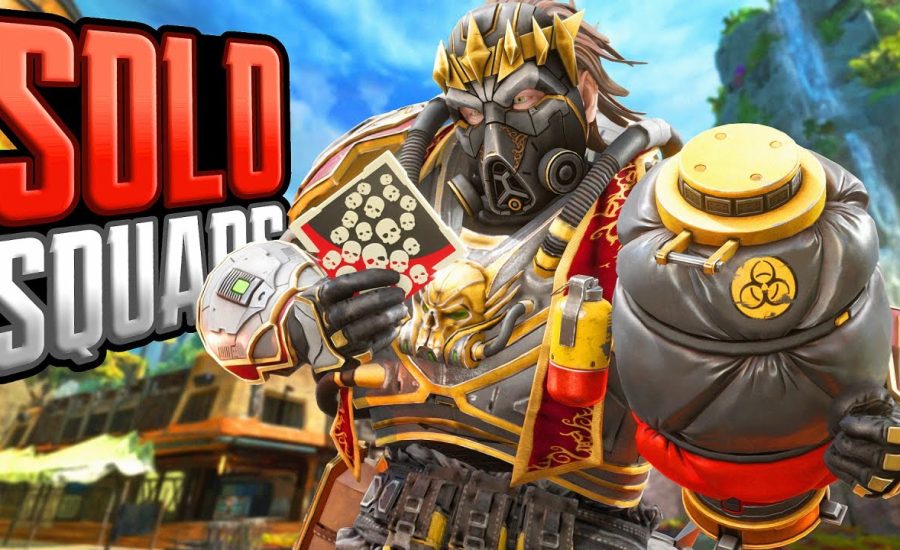 Caustic SOLO vs SQUADS 22 KILLS and 4,200 Damage