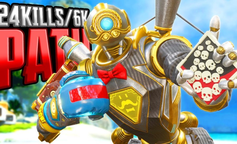 Pathfinder 24 KILLS and 6,500 Damage Apex Legends Gameplay Season 17