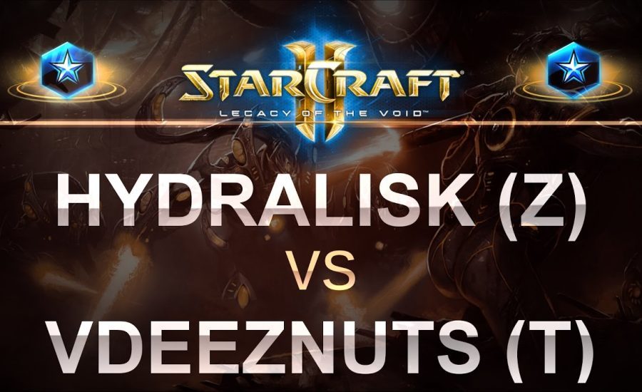 SC2 - LOTV 2017 - Hydralisk (Z) v VDeezNuts (T) on Cactus Valley