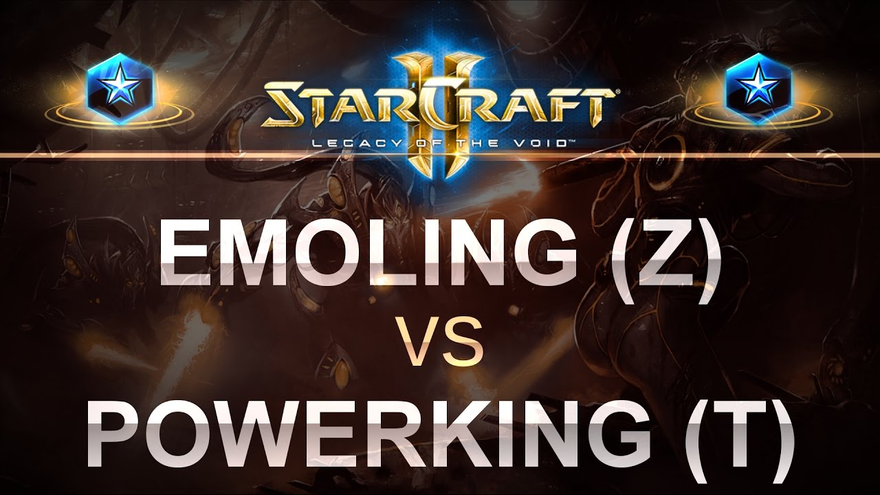 StarCraft 2 - LOTV 2017 - EmoLing (Z) v PowerKing (T) on Honorgrounds