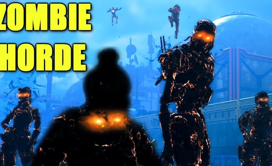 Surviving Against the MASSIVE ZOMBIE HORDE in Apex Legends