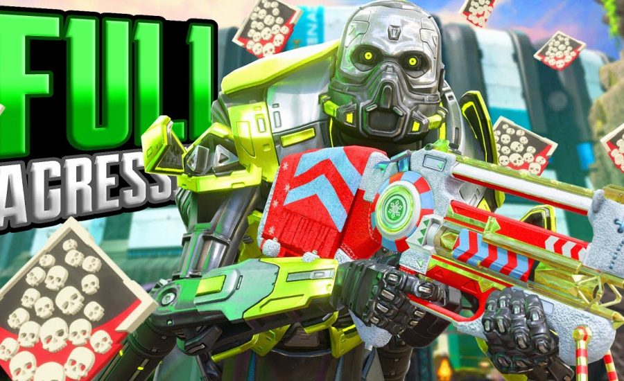 THE MOST AGRESSIVE CAUSTIC 31 KILLS and 7,432 Damage Apex Legends Gameplay