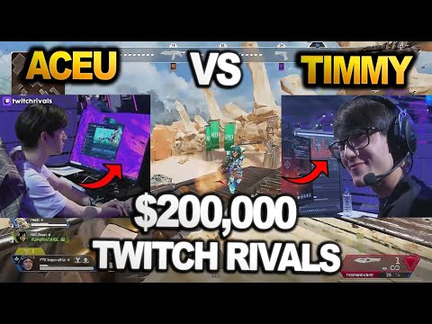 THEY PLAYED A GUN GAME IN THE $200,000 TWITCH RIVALS TOURNAMENT iTzTimmy vs ACEU