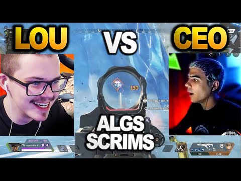 TSM Imperialhal Team vs Lou Team in algs scrims!!  ... team dominated Tournament  with 16 Kills!!