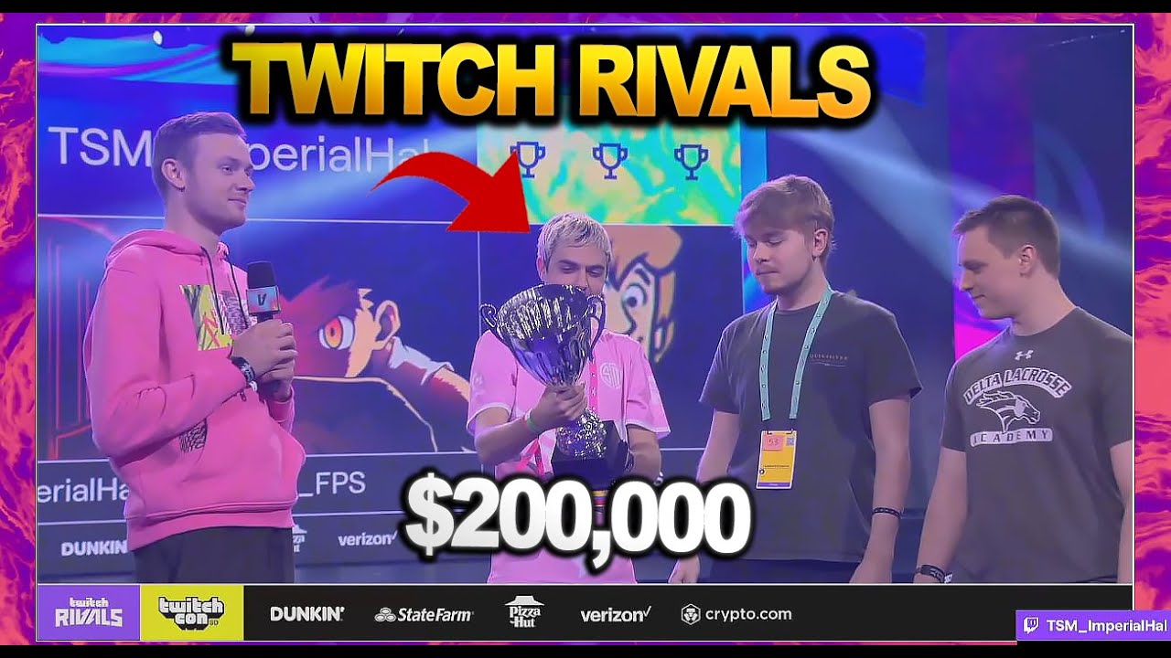 TSM Imperialhal team WIN THE $200,000 TWITCH RIVALS TOURNAMENT WITH 24 Kills!!