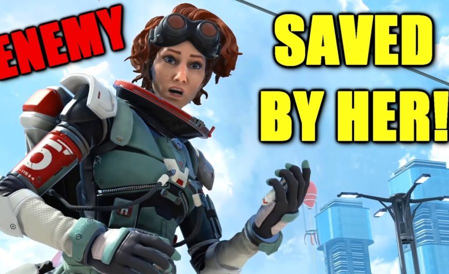 so we actually got SAVED by an Enemy Horizon in Apex Legends