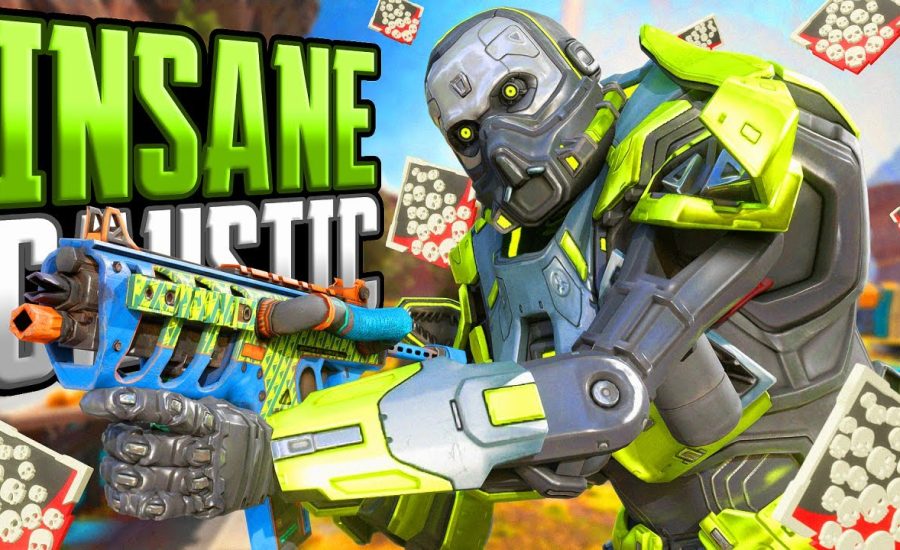 Caustic 20 KILLS BOMB in Season 18 Apex Legends Gameplay