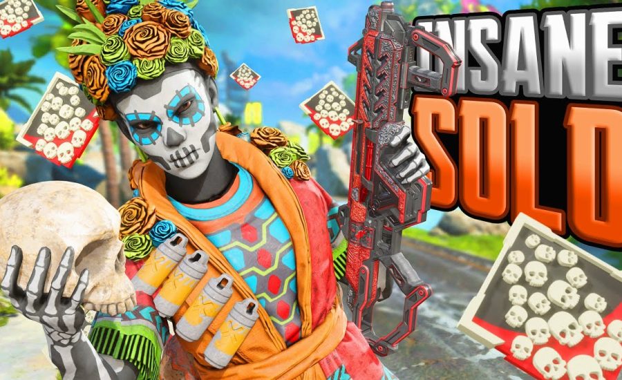 INSANE Bangalore SOLO 25 KILLS and 4,800 Damage Apex Legends Gameplay