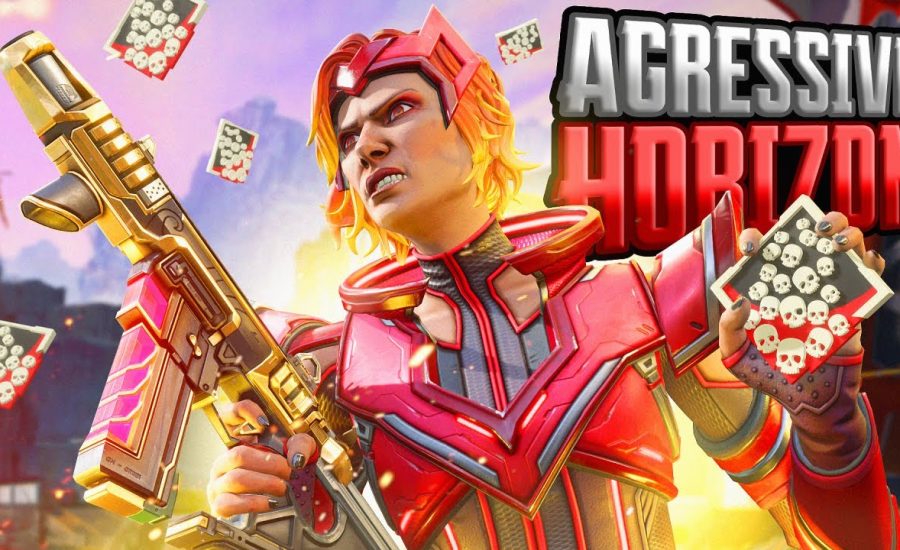 INSANE Horizon 29 KILLS and 4,385 Damage Apex Legends Gameplay