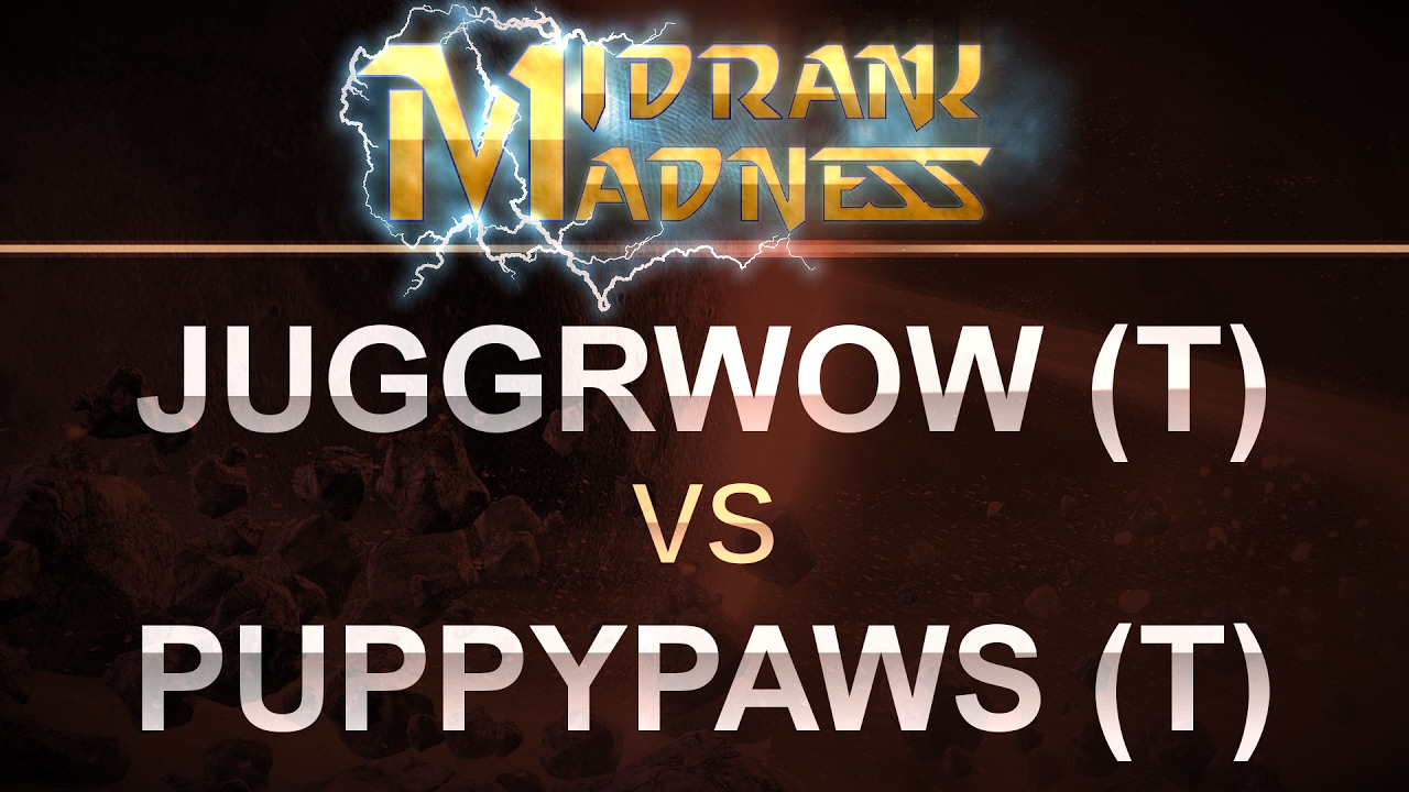 SC2 - MidRank Madness 2017 - juggrWOW (T) v Puppypaws (T) on Paladino Terminal