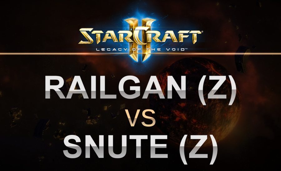 StarCraft 2 - LOTV 2017 - Railgan (Z) v Snute (Z) on Bel'Shir Vestige