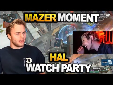 TSM IMPERIALHAL ENJOYING MAZER MOMENT.. HAL Hyperluxe Qualifiers Watch Party ( apex legends )