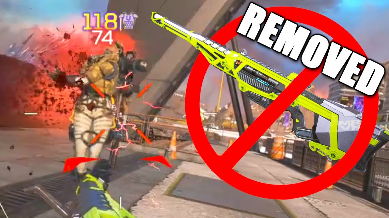 so the sentinel sniper actually got REMOVED for this BROKEN GLITCH in apex legends