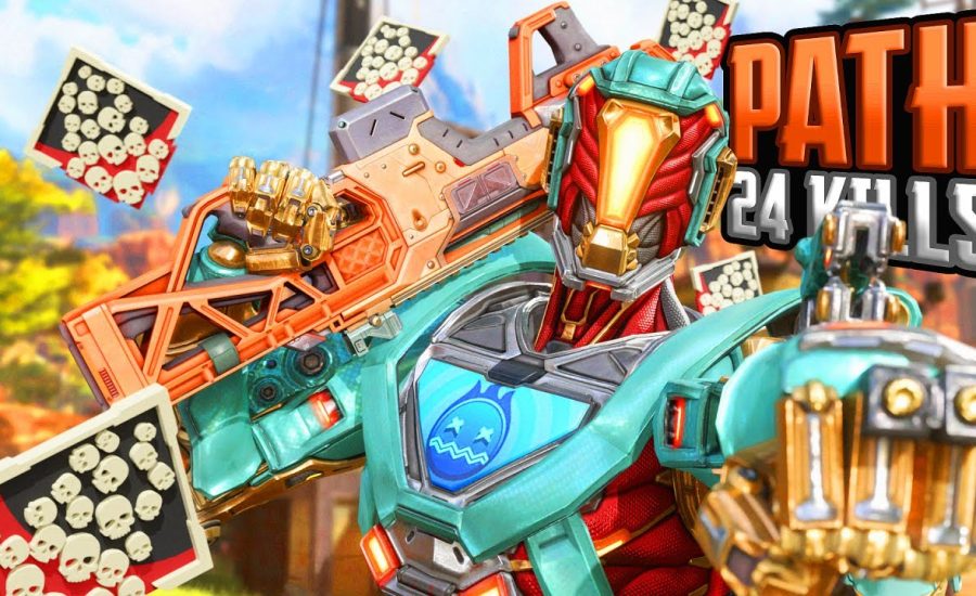 AMAZING Pathfinder 24 KILLS BOMB Apex Legends Gameplay Season 18