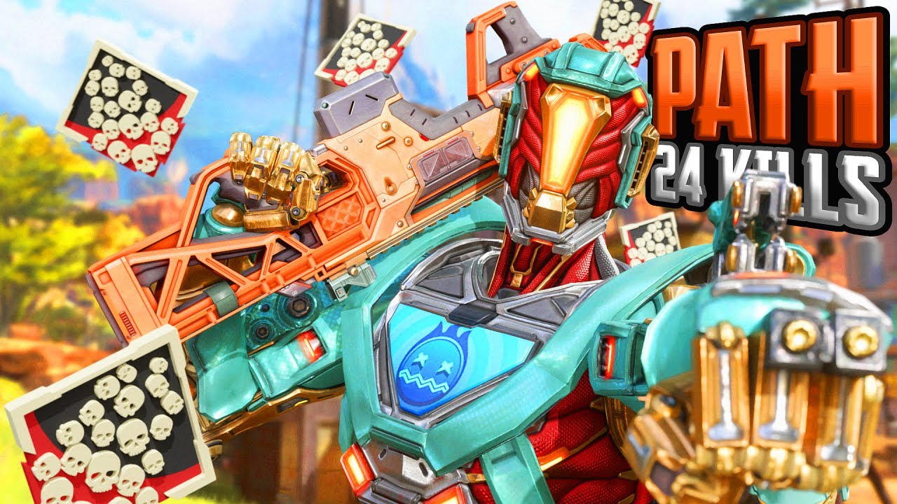 AMAZING Pathfinder 24 KILLS BOMB Apex Legends Gameplay Season 18