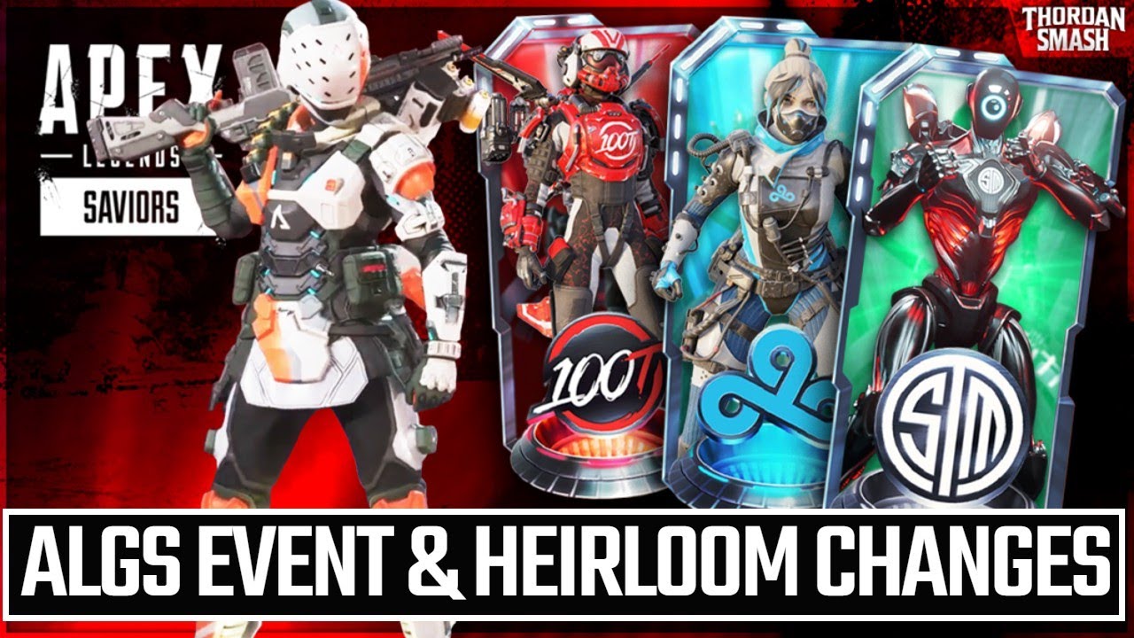 Apex Legends New Heirloom Changes & ALGS Event Skins