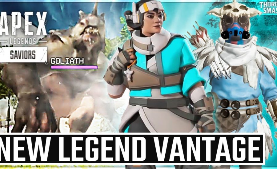 Apex Legends New Legend Vantage Gameplay & Goliath