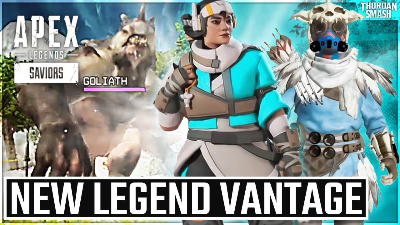 Apex Legends New Legend Vantage Gameplay & Goliath