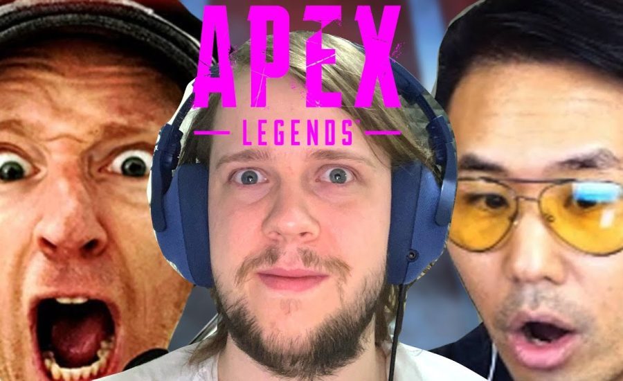 GOING INSANE FROM RAGE with Crypto & Pathfinder Voice Actors in Apex Legends