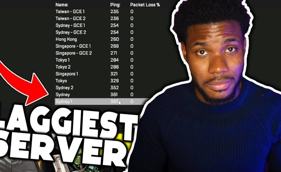 I Played Apex Legends On The LAGGIEST SERVER In The Game...