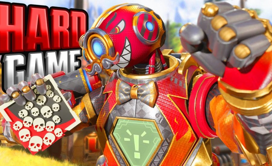 INSANE AIM 27 KILLS and 4,800 Damage Very HARD Lobby Pathfinder Apex Legends Gameplay Season 18