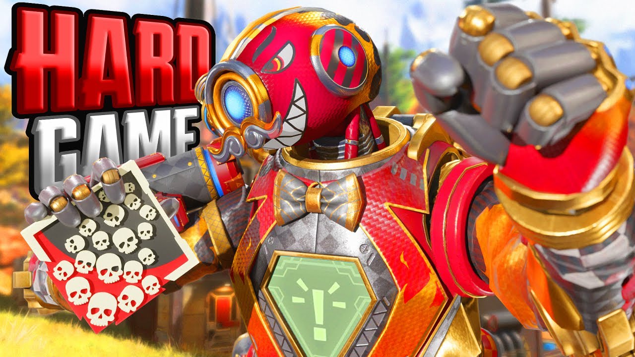 INSANE AIM 27 KILLS and 4,800 Damage Very HARD Lobby Pathfinder Apex Legends Gameplay Season 18