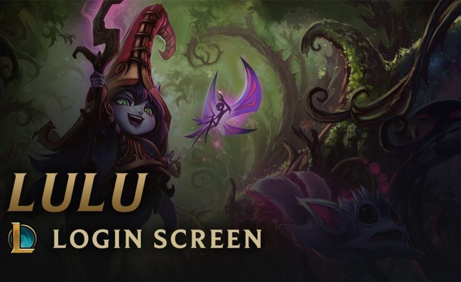 Lulu, the Fae Sorceress | Login Screen - League of Legends
