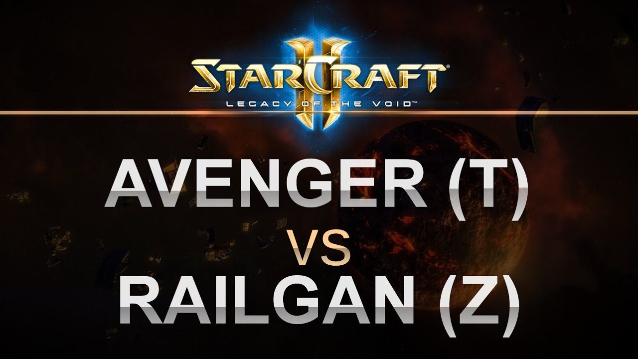 StarCraft 2 - LOTV 2016 - Avenger (T) v Railgan (Z) on Whirlwind