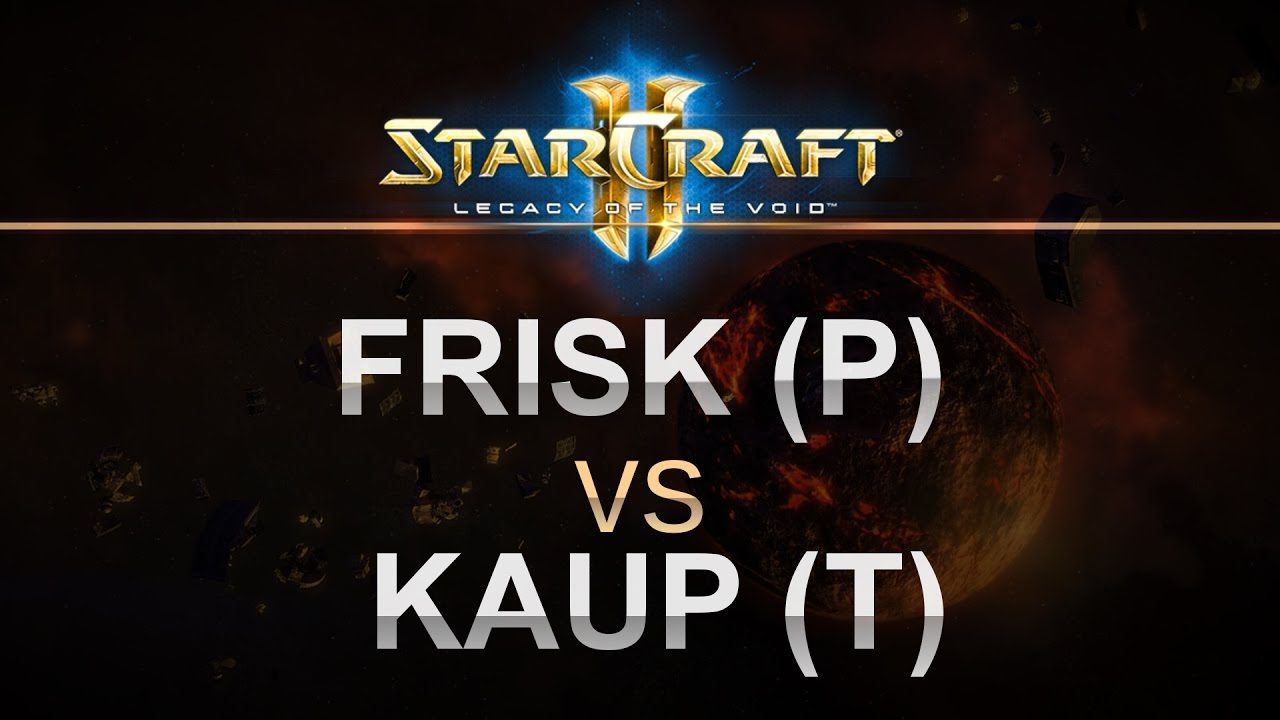 StarCraft 2 - LOTV 2016 - kauP (T) v Frisk (P) on Frozen Temple