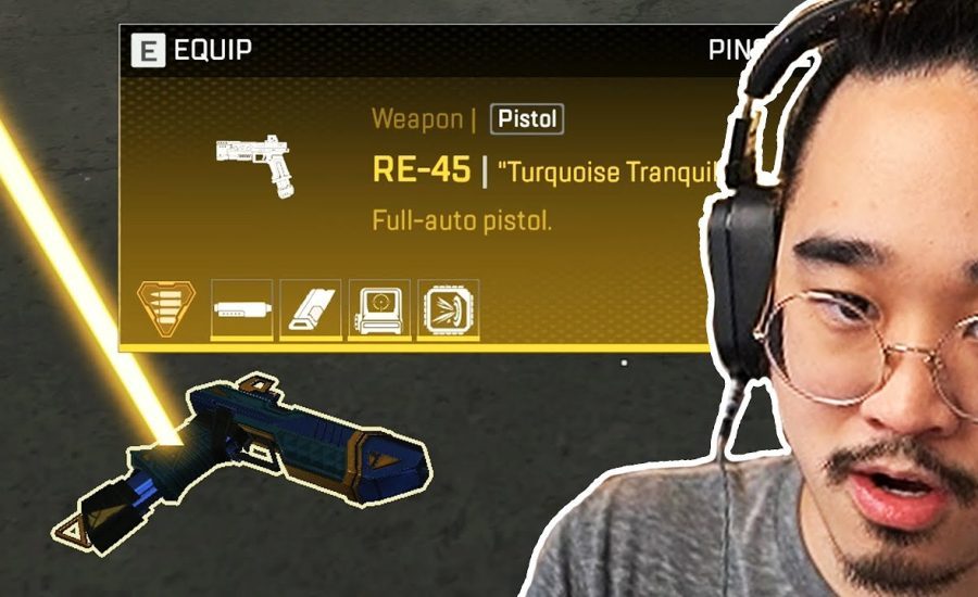 THE GOLD HAMMERPOINT RE-45!! IS IT WORTH USING?? (Apex Legends - Season 12)