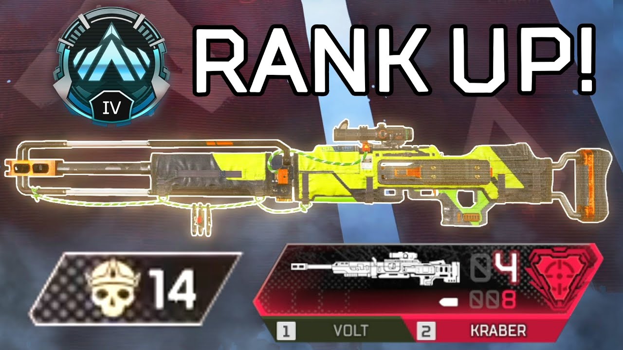 The Kraber CARRIED ME to PLATINUM in Apex Legends