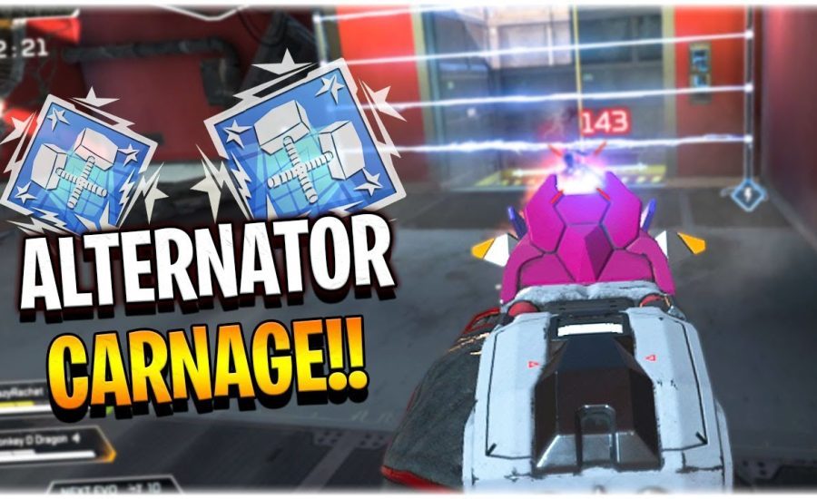 abusing the ALTERNATOR before its sent to the care package.. (Apex Legends Season 9)