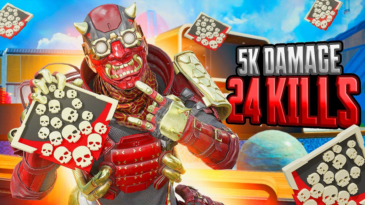 24 KILLS and 5,392 Damge Octane is so GOOD Apex Legends Gameplay Season 18