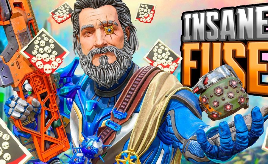 AGRESSIVE Fuse GETTING 20 KILLS BOMB Apex Legends Gameplay Season 18
