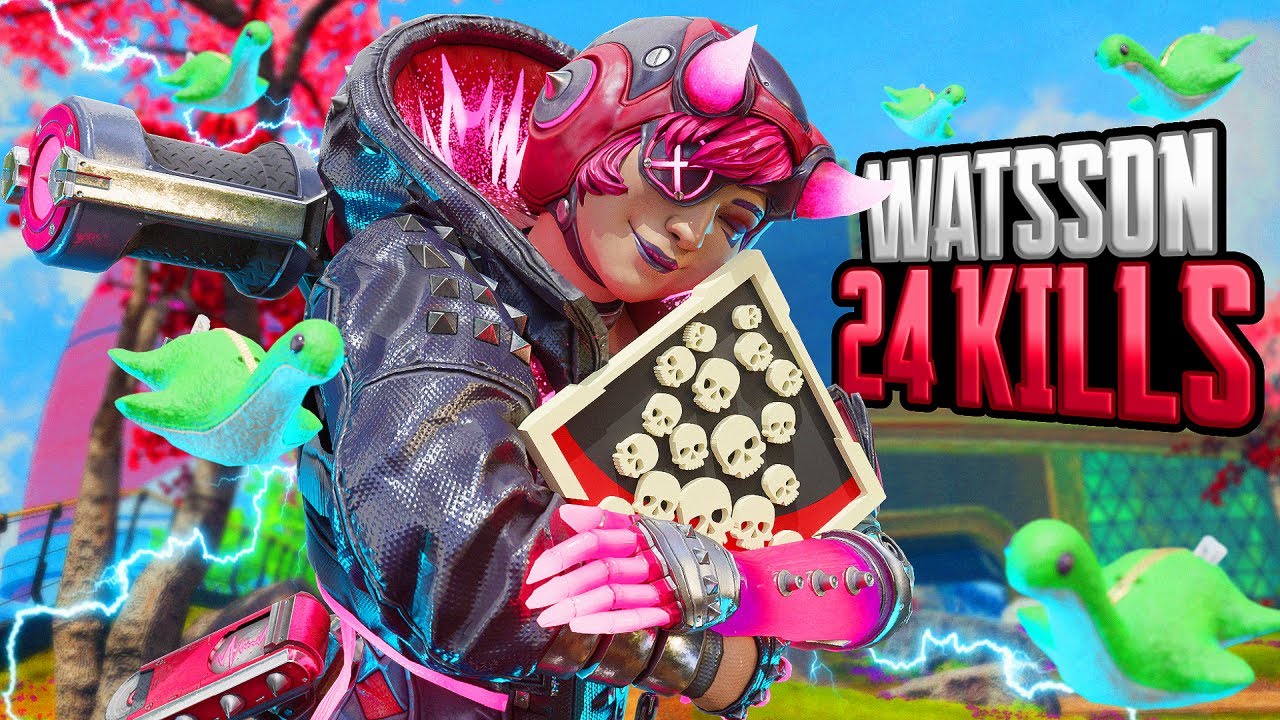 AMAZING Wattson 24 KILLS and 5,600 Damage Apex Legends Gameplay Season 18