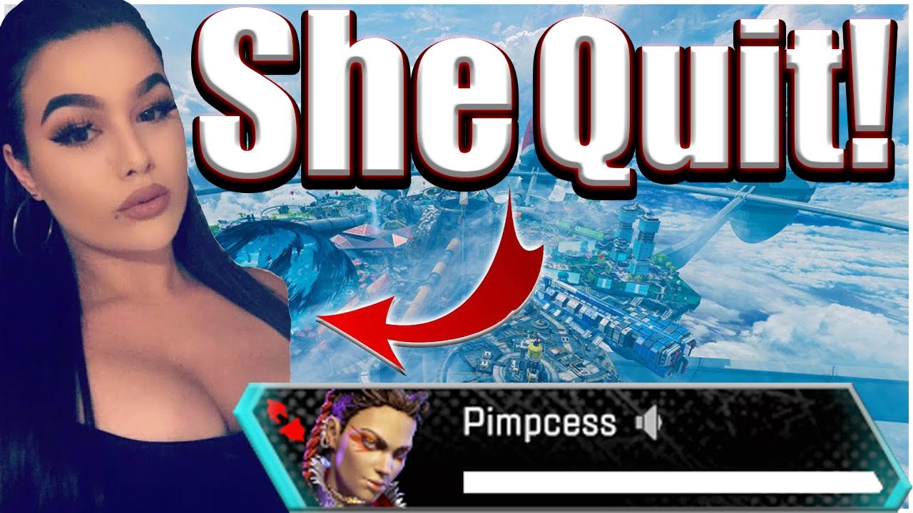Gamer Girl RAGE QUITS Then i DROP 4K DAMAGE! (Apex Legends)