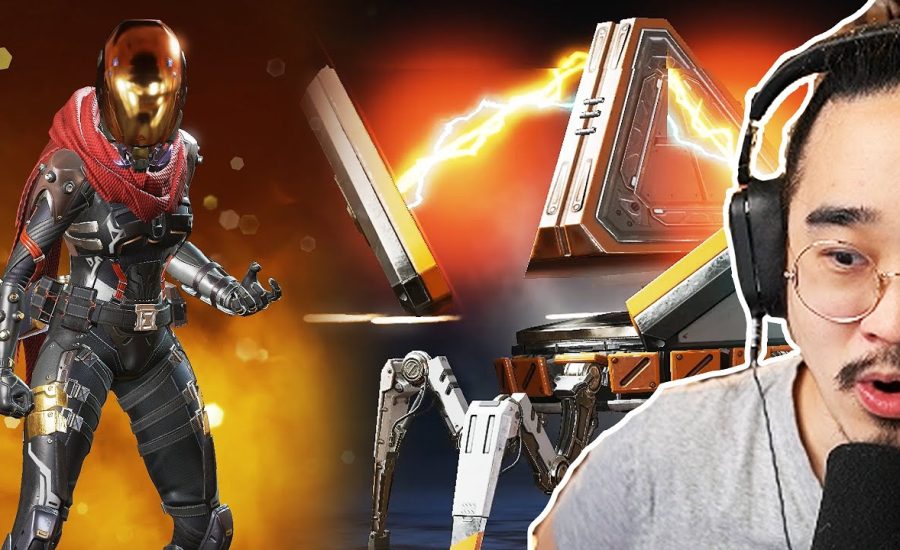 I GOT THE *NEW* "DARK" WRAITH VOIDWALKER SKIN! (x100 Back in Black Event Packs - Apex Legends)